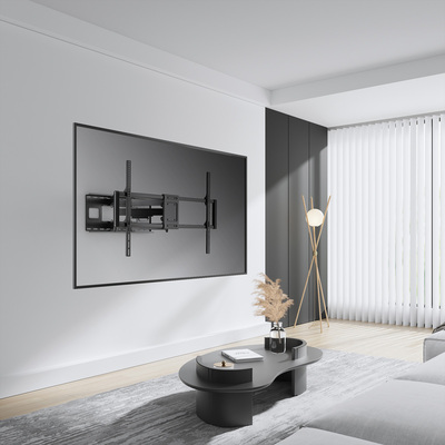 Držiak pre TV 60-120" na stenu, max 120kg, rameno 703mm, VESA do 900x600, čierny