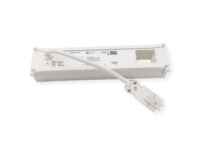 Power Frame 2xUTE 230V, 1xCustom, nabíjačka (USB A + USB C), 0.2m kábel 1.5mm², GST18, biely