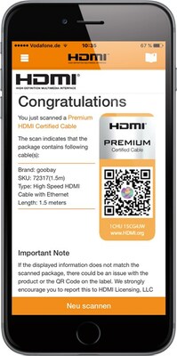 Kábel HDMI M/M 2m, Ultra High Speed+Eth, 4K@60Hz, HDMI 2.0, G, čierny, s certifikátom, Premium