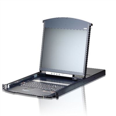 KVM konzola 19'' LCD, 16PC, RJ45, VGA, USB, UK layout
