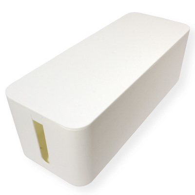 Káblový Organizér pre predlžovačky box veľký biely