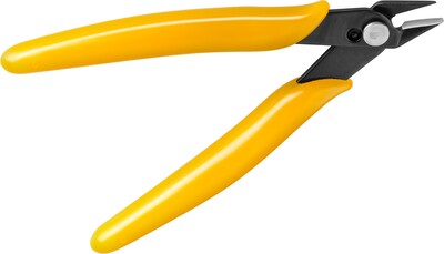 Kliešte "cvakačky" malé 125mm, zarovnávacie, žltá rukoväť