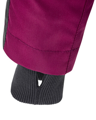 Vetrovka MODERN-THERM s kapucňou, dámska, zateplená, malinová, XXL