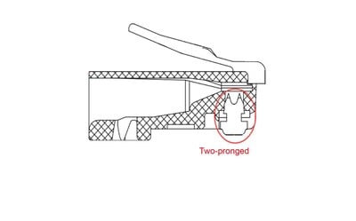 Konektor 8/8 RJ45, cat.5e, netienený