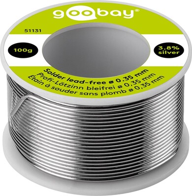 Cín spájkovací o priemere 0.8mm 50g špulka - bezolovnatý