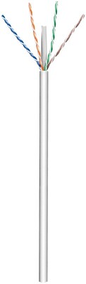 UTP drôt PVC 305m cat.6, CPR Eca, AWG23, 250Mhz, 1000Base-T, sivý, pomedený