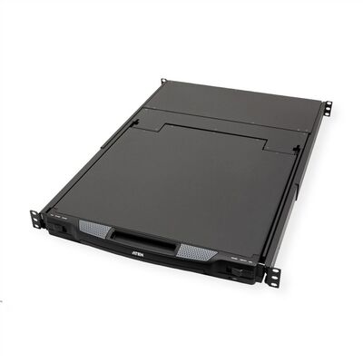 KVM konzola 19" LCD, 8 Port, VGA, PS2+USB, UK layout