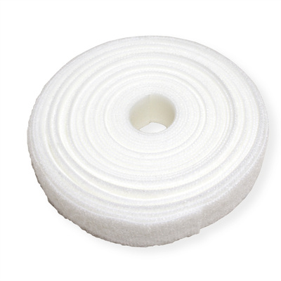 Káblový organizér suchý zips 25m návin, biela farba, šírka 20mm, VELCRO® ONE-WRAP®