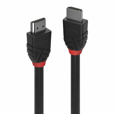 Kábel HDMI M/M 0.5m, Ultra High Speed+Eth, 8K@60Hz, HDMI 2.1, čierny, Black Line