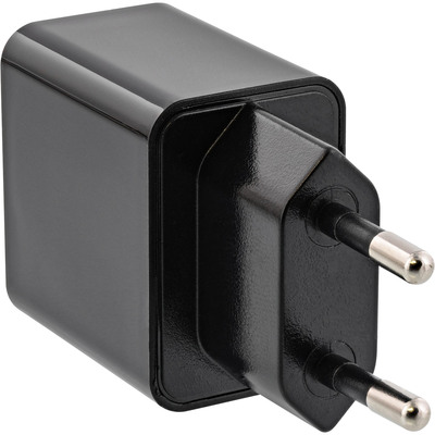 Nabíjačka USB 230V 1port, 1xUSB A, 2.5A, 12.5W, čierna