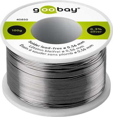 Cín spájkovací o priemere 0.56mm 100g špulka - bezolovnatý