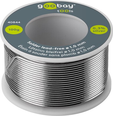 Cín pájkovací o priemere 1mm 100g špulka - bezolovnatý