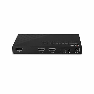 Video distribútor/splitter HDMI 1IN/2OUT, Audio Extraktor, DownScaler, UHD 8K@60Hz 48G