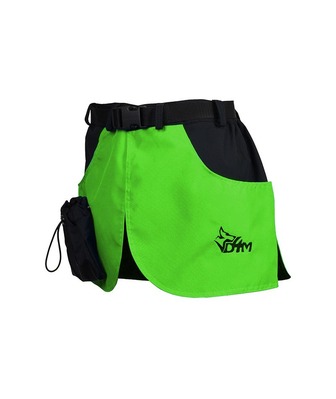 Výcviková sukňa KILT, s odnímateľným pamlskovníkom, čierna+zelená, XL-XXL