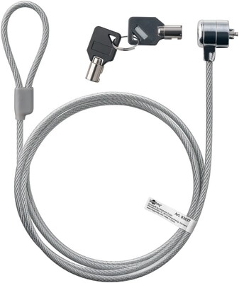 Bezpečnostný zámok, na kľúč 1.5m (priemer lanka 4.5mm)