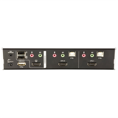 KVM switch/prepínač 2PC, HDMI, USB, audio, USB hub2.0