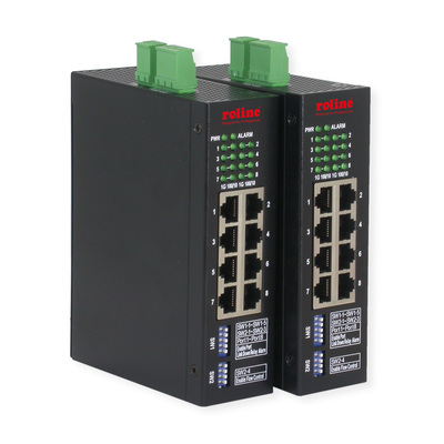 Switch Gigabit, 8port, Layer2, Smart Managed, priemyselný