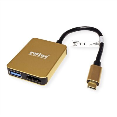 Dokovacia Stanica USB Typ C, HDMI, 2xUSB-A, PD 60W, 4K@30Hz, 0.15m