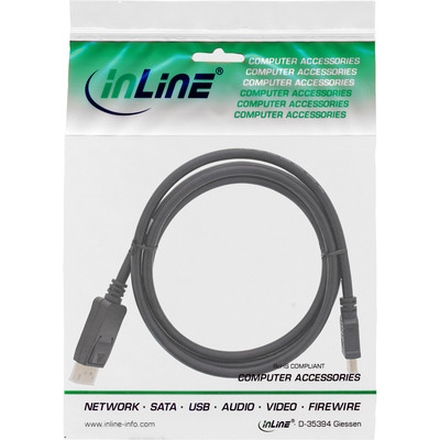 Kábel DisplayPort na HDMI M/M 7.5m, jednosmerný, max. 4K@30Hz, audio, čierny, pozl. konektor