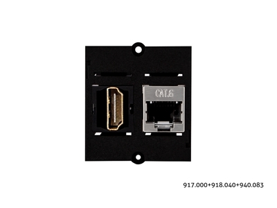 Konektor Keystone cat.6, tienený, strieborný, SPOJKA RJ45, slim