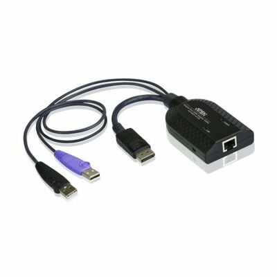 KVM DisplayPort adaptér USB Virtual Media + Smart Card reader