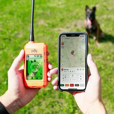 Vyhľadávacie zariadenie pre psov DOG GPS X30T Short, so zvukovým lokátorom