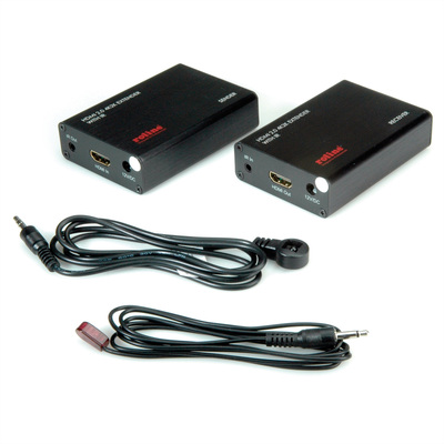 Predĺženie HDMI cez TP do 30m, IR, 4K@60Hz, 18G