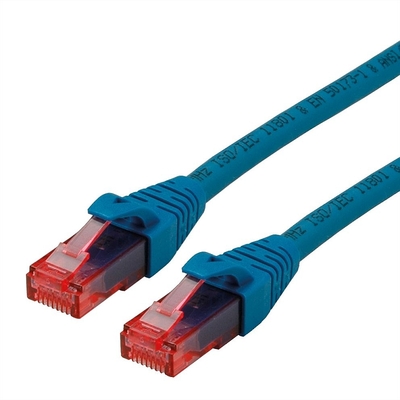 UTP Patchkábel LSOH 1.5m cat.6, modrý, Cu, Component level