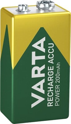 Baterka VARTA RTU nabíjacia 9V 200mAh NiMH (6HR61 56722) 1BL