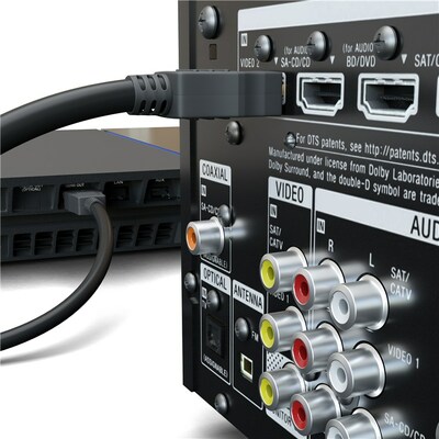 Kábel HDMI M/M 0.5m, Ultra High Speed+Eth, 4K@60Hz, HDMI 2.0, 18G, G pozl. kon., čierny
