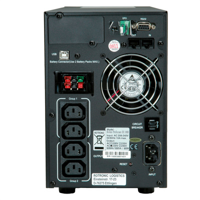 UPS Záložný zdroj, ProSecure III 1000VA/900W - Online UPS Záložný zdroj