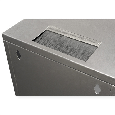 10" Rack na stenu 6U, čierny, 330x312x300 mm (HxWxD), RAL 9005