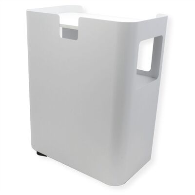 Stolík na kolieskach pod tlačiareň malý, max 20kg, 60x46x29cm (HxWxD), biely