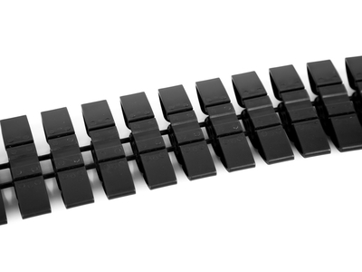 Káblový organizér Snake Pro "chrbtica", 2 komorový, 100cm, čierny