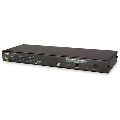 KVM switch/prepínač 16PC, VGA, PS2+USB, HotKeys, OSD