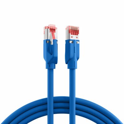 S/FTP (PiMF) Patchkábel LSOH 1.5m cat.6a, modrý, Cu UC900 s TM21