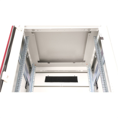 19" Rack na podlahu 32U, 1609x600x600mm (HxWxD), PRO, sklenené dvere, sivý