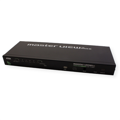 KVM switch/prepínač 8PC, VGA, PS/2+USB, OSD