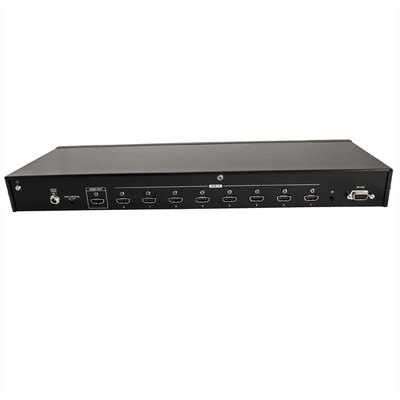 Video selektor/switch HDMI 8IN/1OUT, RS232, UHD 4K@60Hz, mont.set do 19"