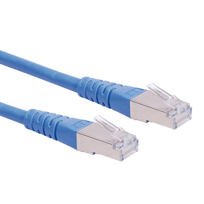 S/FTP (PiMF) Patchkábel 5m cat.6, modrý, Cu