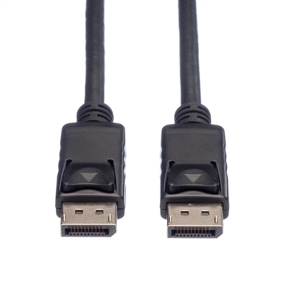 Kábel DisplayPort M/M 1m, 4K@60Hz, DP v1.2, 21.6Gbit/s, LSOH, čierny