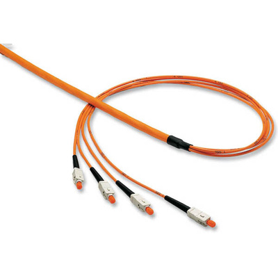 Optický break-out kábel SC/SC, 4 vlákna, 62,5/125 µm, OM1