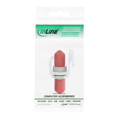 Konektor Keystone ST Simplex F/F, multimode OM, biely