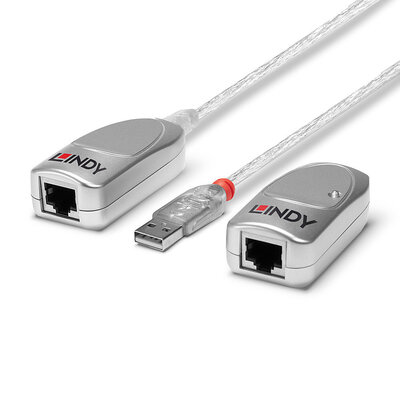 Predĺženie USB 1.1 cez TP do 50m, možnosť pripojiť ext. adaptér