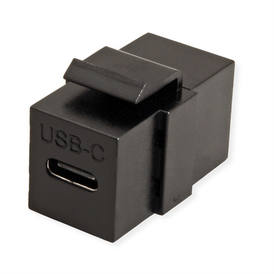 Modul USB 3.1 CF/CF, Keystone, čierny, 5Gbit/s
