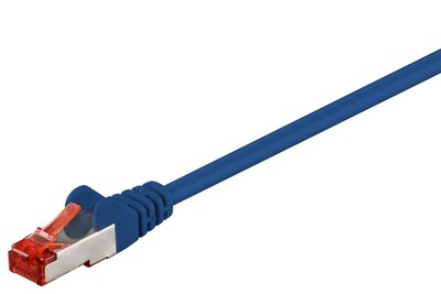 S/FTP (PiMF) Patchkábel 3m cat.6, modrý, CCA