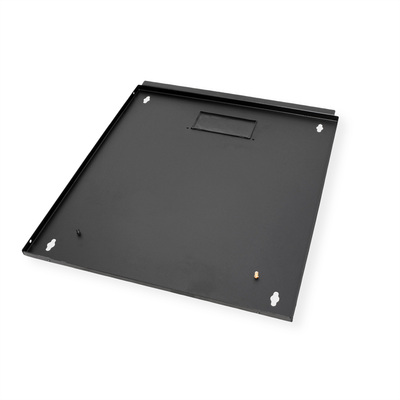 19" Rack na stenu 12U, čierny, 640x600x450mm (HxWxD), RAL9005, PRO, odnímateľné bočnice