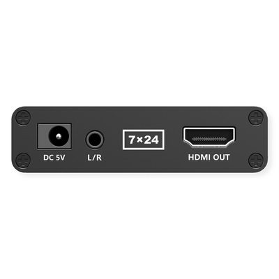 Predĺženie KVM cez TP do 70m, HDMI, USB, Audio (3.5mm jack), s lokálnym monitorom "loop out"