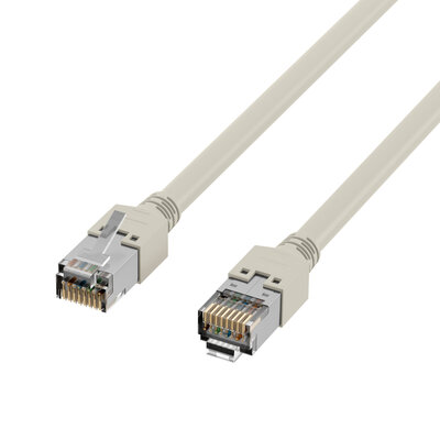 S/UTP Patchkábel 5m cat.5e, sivý, Cu, Datwyler 5502 flex s TM11