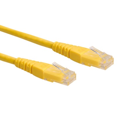UTP Patchkábel 5m cat.6, žltý, Cu
